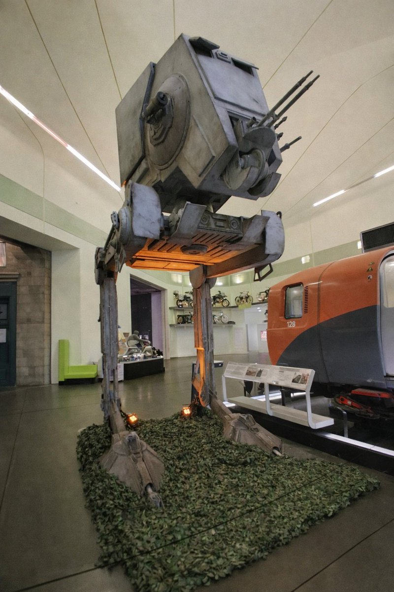 LearnerWcs's tweet photo. Nice wee trip to Glasgow's Riverside Museum - some interesting new exhibits #RetroReels #StarWars #DoctorWho https://t.co/Ikm722WHu9