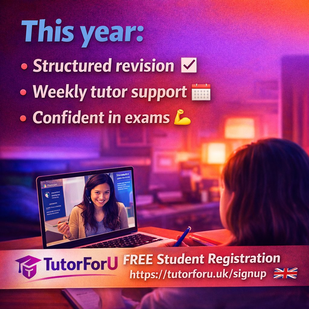 Tutorforuuk's tweet photo. Your grades can change.
But only if you do.
Register FREE.
Glow up academically. ✨

#AcademicGlowUp #GCSE2026 #ALevelStudents #StudyTokUK #UKStudents #TutorForU #ExamPrep https://t.co/M7M8MTQcnE