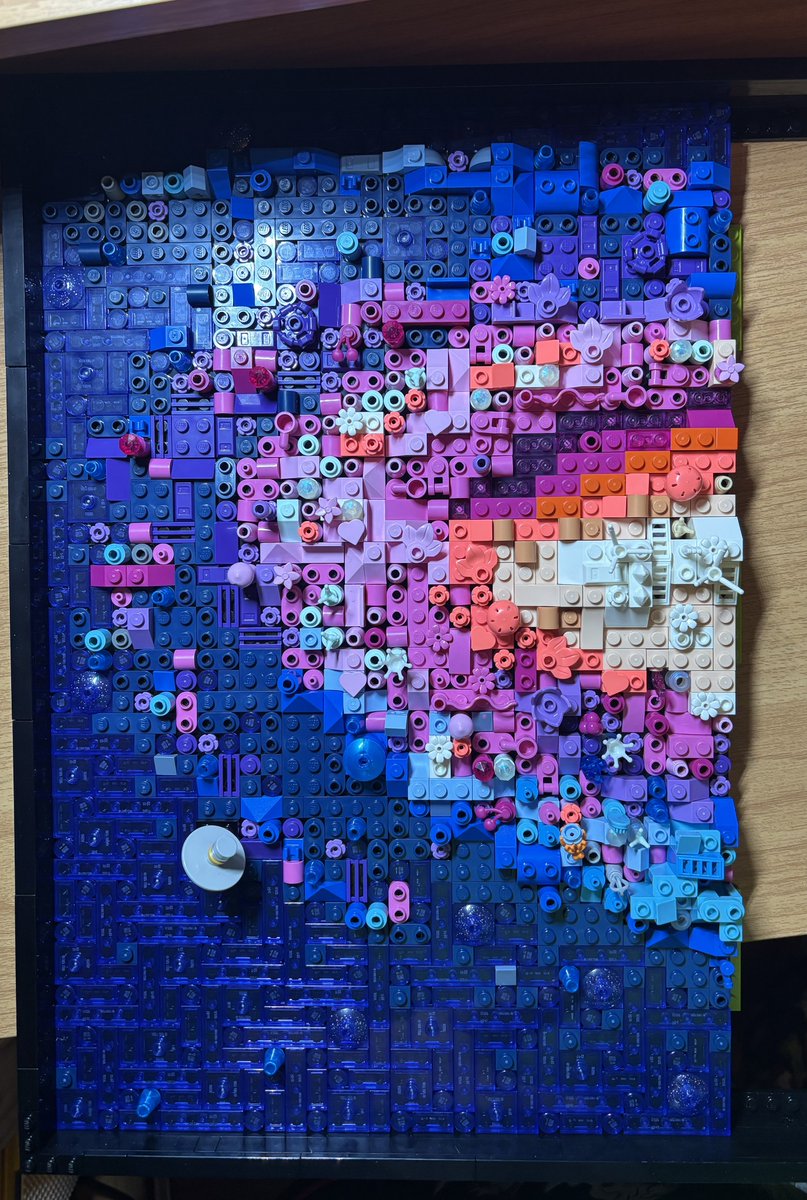 Fourteen bags done of my Lego set set Milky Way Galaxy