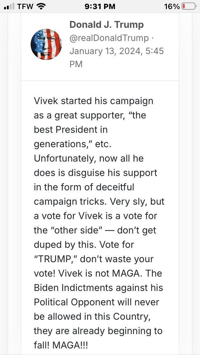 Wow, Donald Trump, clarity..

It was the later endorsement that made me say MAGA died. Who’s ready for H1Bs, Data Centers, and unregulated A.I. ???

Me either….

Vote Putsch, Save Ohio