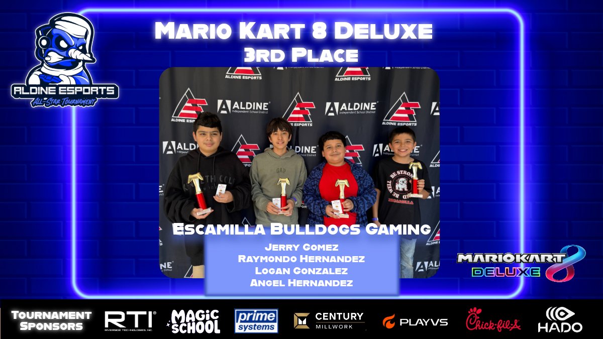 Aldine Esports tweet media