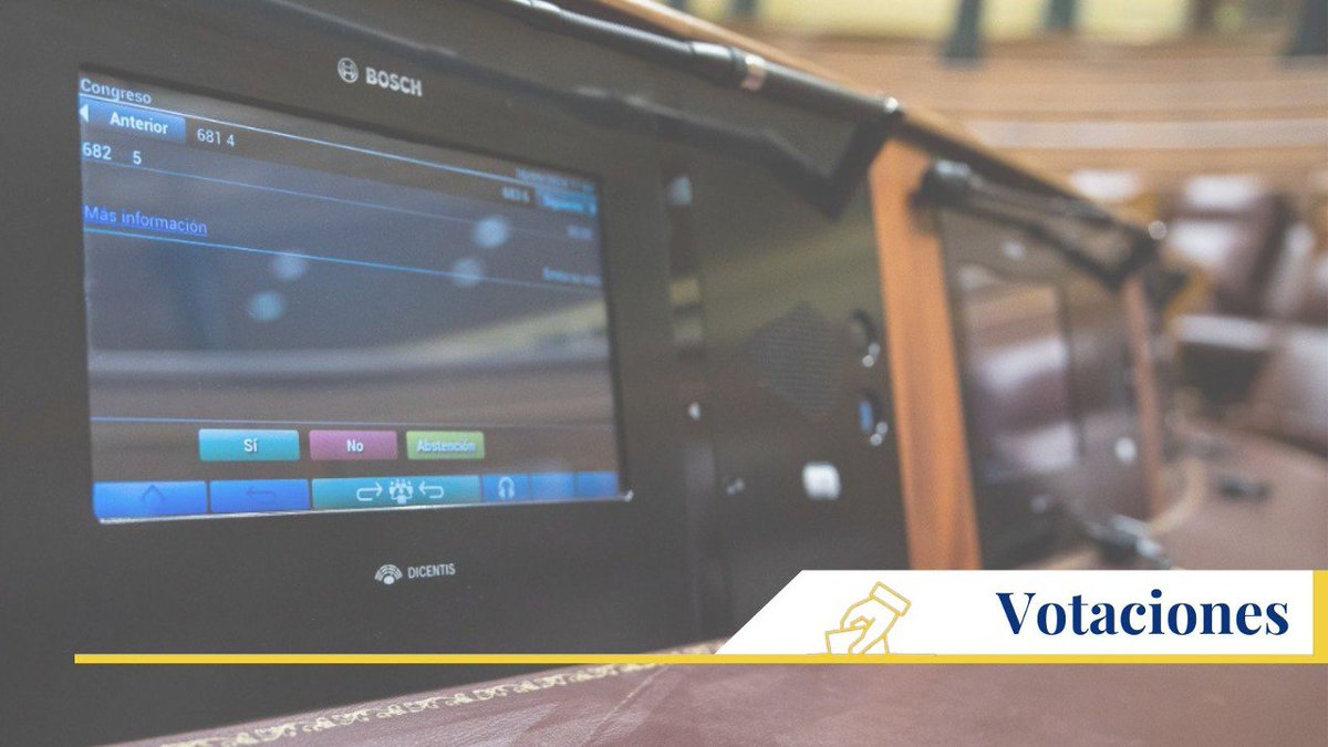 El Pleno del Congreso ha rechazado: 
❌ La proposición de ley sobre la evaluación del impacto en la juventud de las políticas públicas.
❌ La proposición de ley para la protección de la dignidad de las mujeres y la seguridad en el espacio público.

📝 NdP: tinyurl.com/yuhp96x6