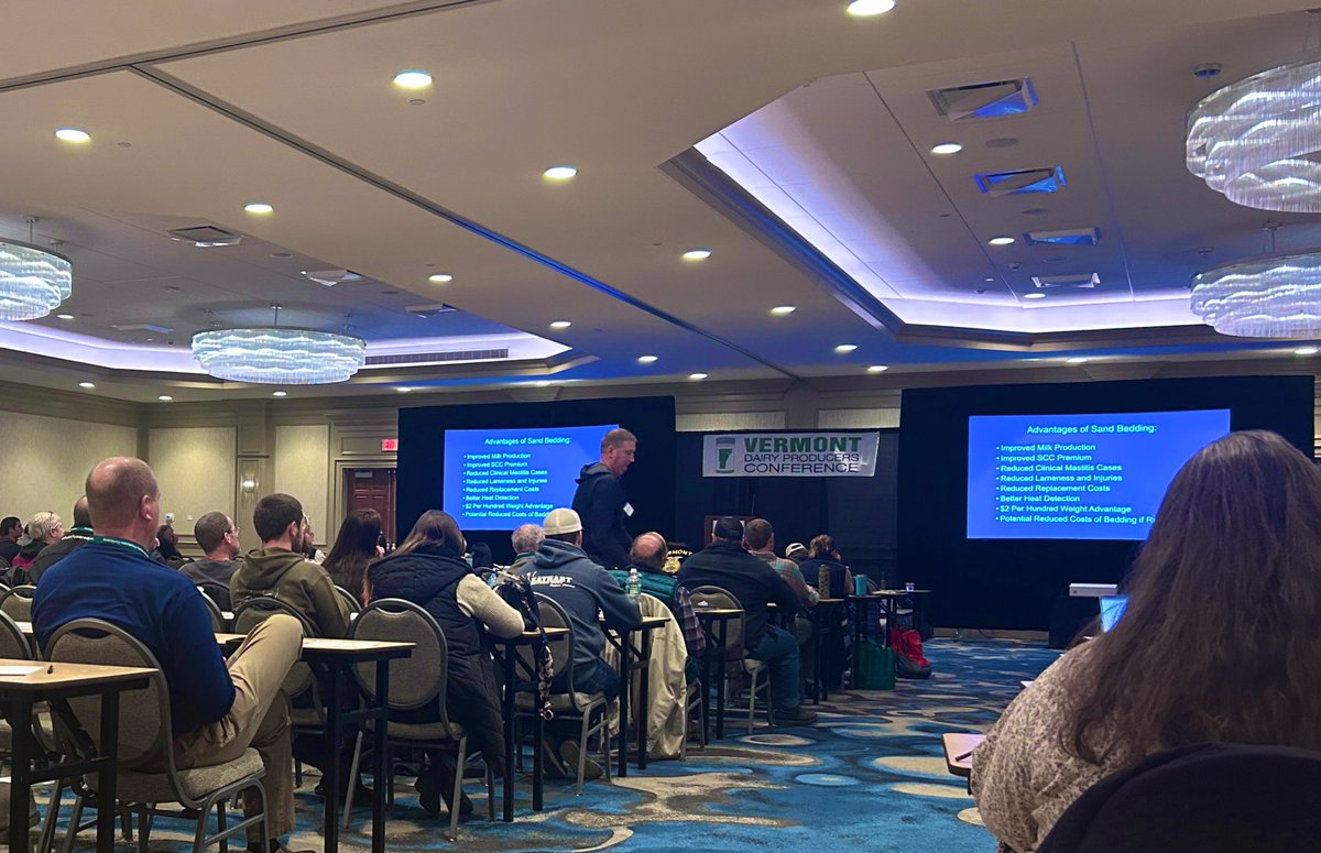 anson_ag's tweet image. What an incredible turnout at the Vermont Dairy Producers Conference. Had a wonderful time chatting all things farming and meeting a number of students from the Future Farmers of America @NationalFFA who were there to learn and listen. Great energy.  #Dairy #FFA #AgLeadership
