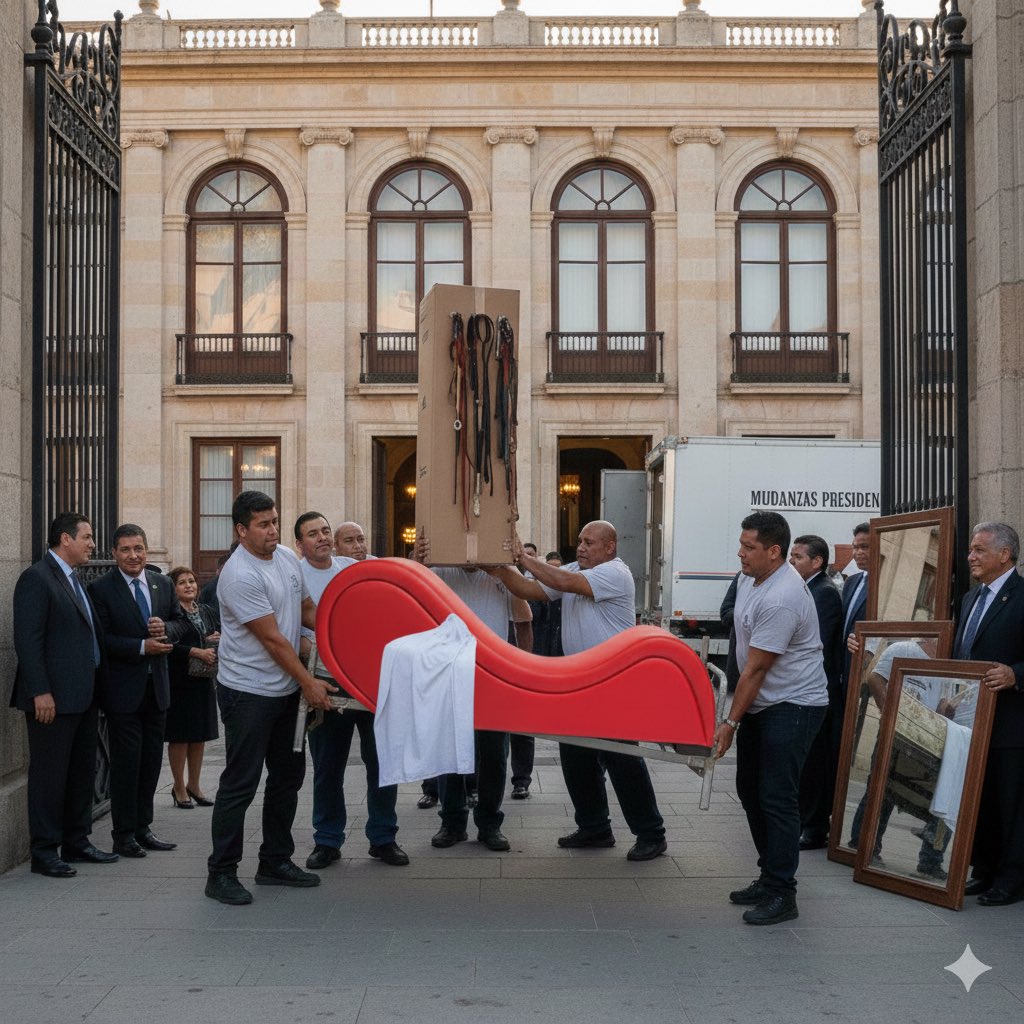 Jerí ya comenzó a mudarse de Palacio de Gobierno