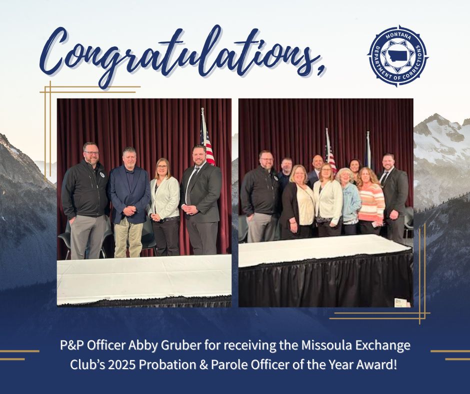 Montana Department of Corrections tweet media