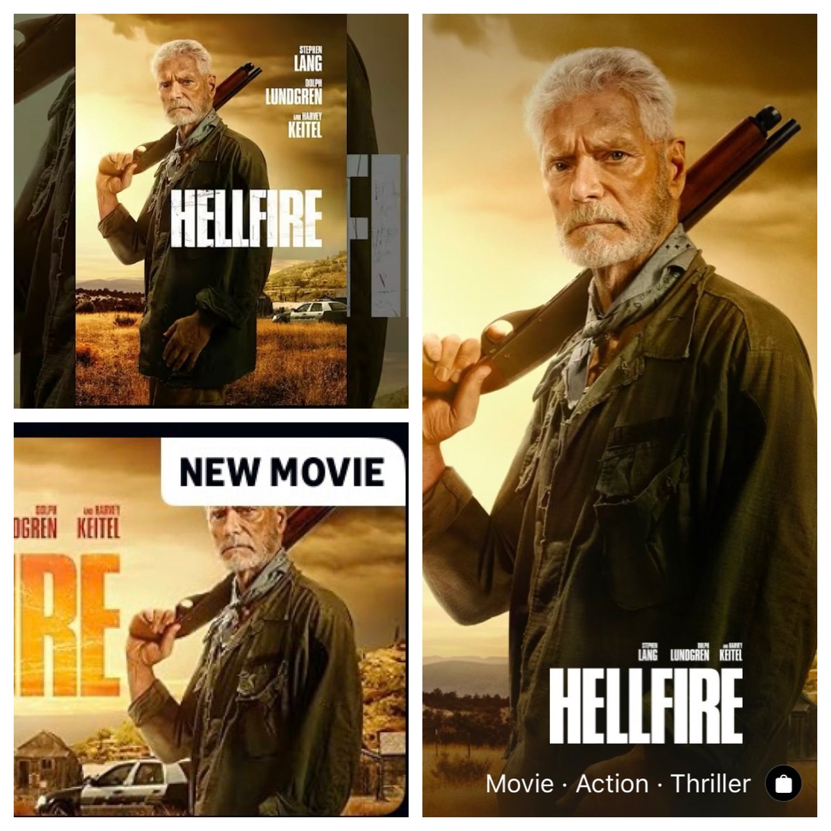 Hellfire, is out now on Amazon, Apple TV, YouTube, and more! Starring Stephen Lang, Harvey Keitel, Dolph Lundgren, and Scottie Thompson. I got to do the fight choreography and even play one of the baddies haha.