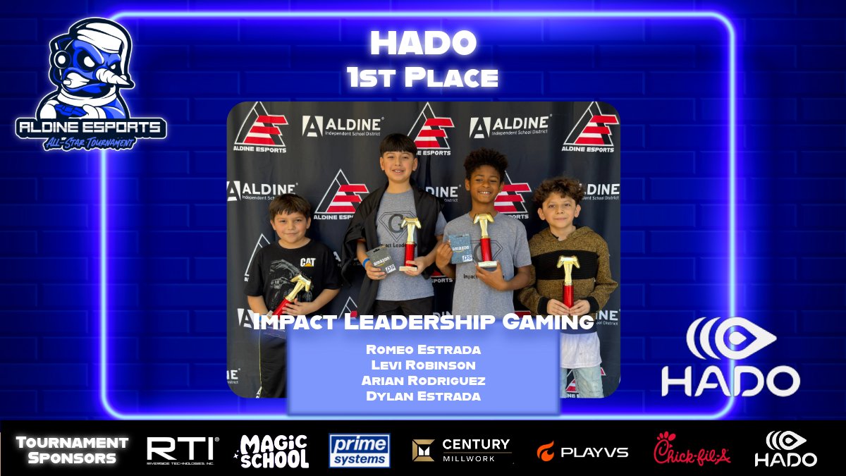 Aldine Esports tweet media