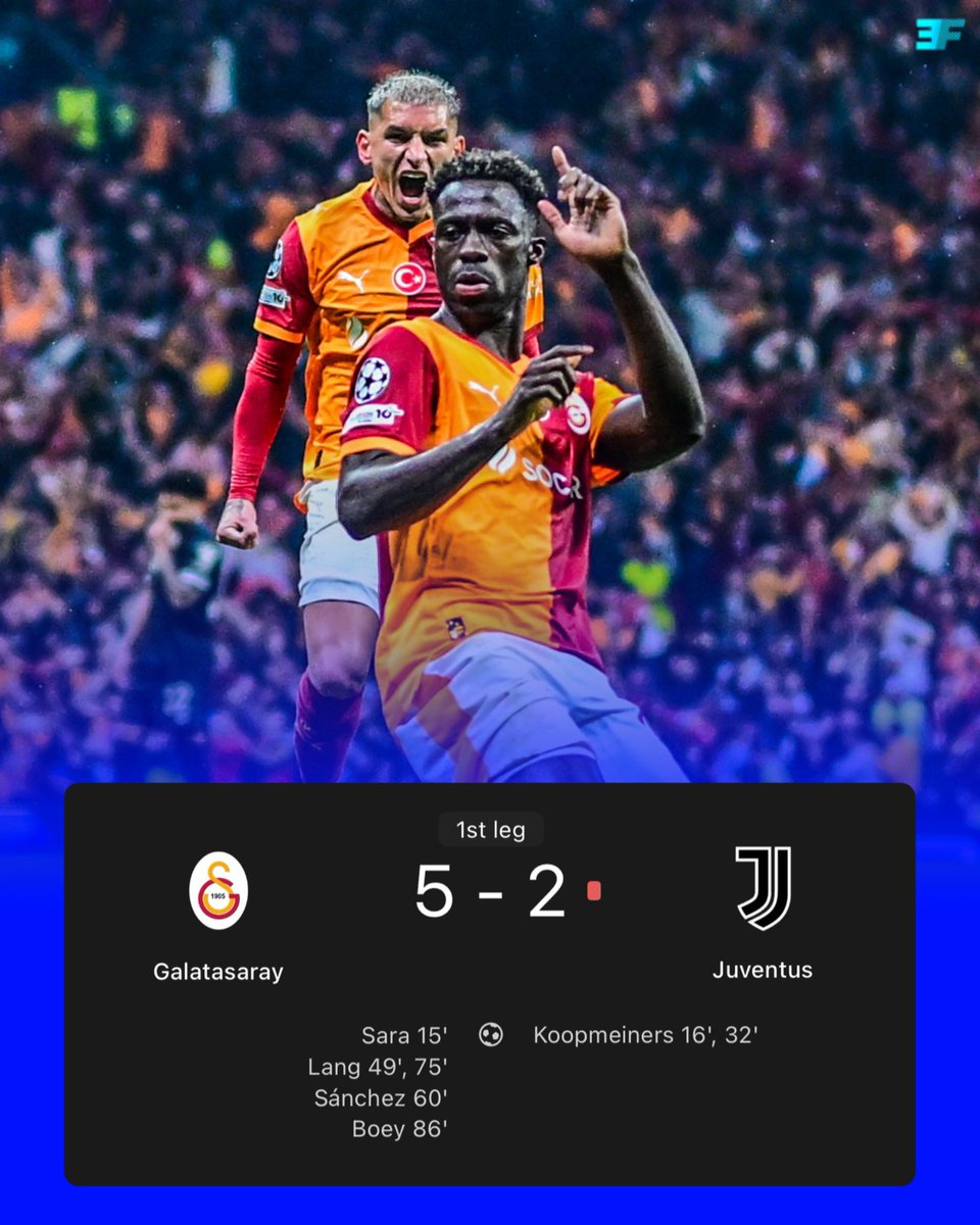 🔴🟡 GALATASARAY DESTROY JUVENTUS! 💥