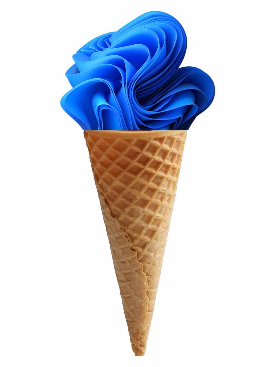 Have a Windows 11 ice cream cone! 😝