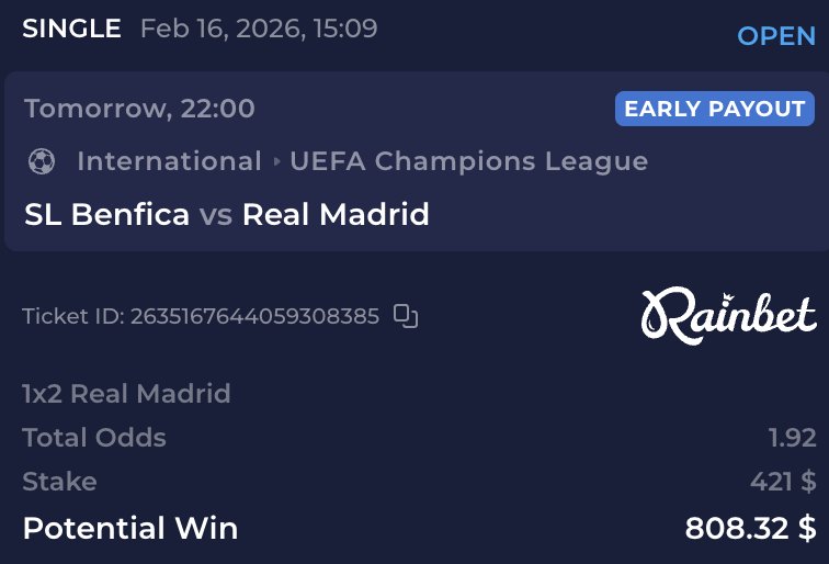 We're not gonna repeat the performance of the last time, we'll take a lead back to the Bernabeu 👍