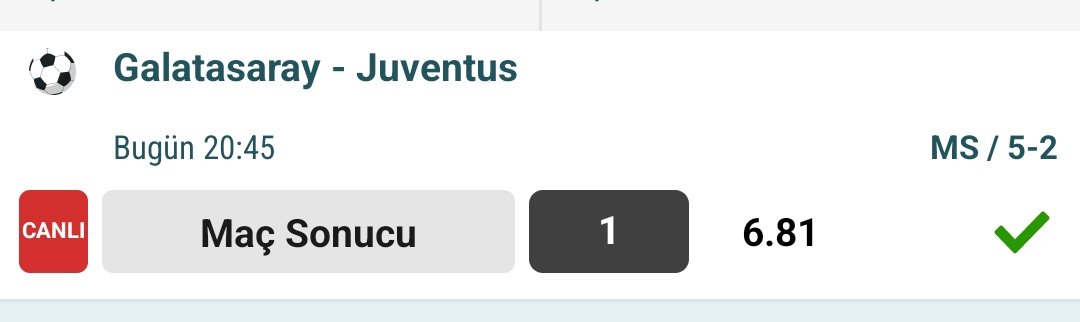 Devre arası ikramiyemi de aldım. Benden keyiflisi yok😎 Galatasaray kazanacağı maçı 10 km uzaktan belli eder💛❤🦁 #GSvJUVE