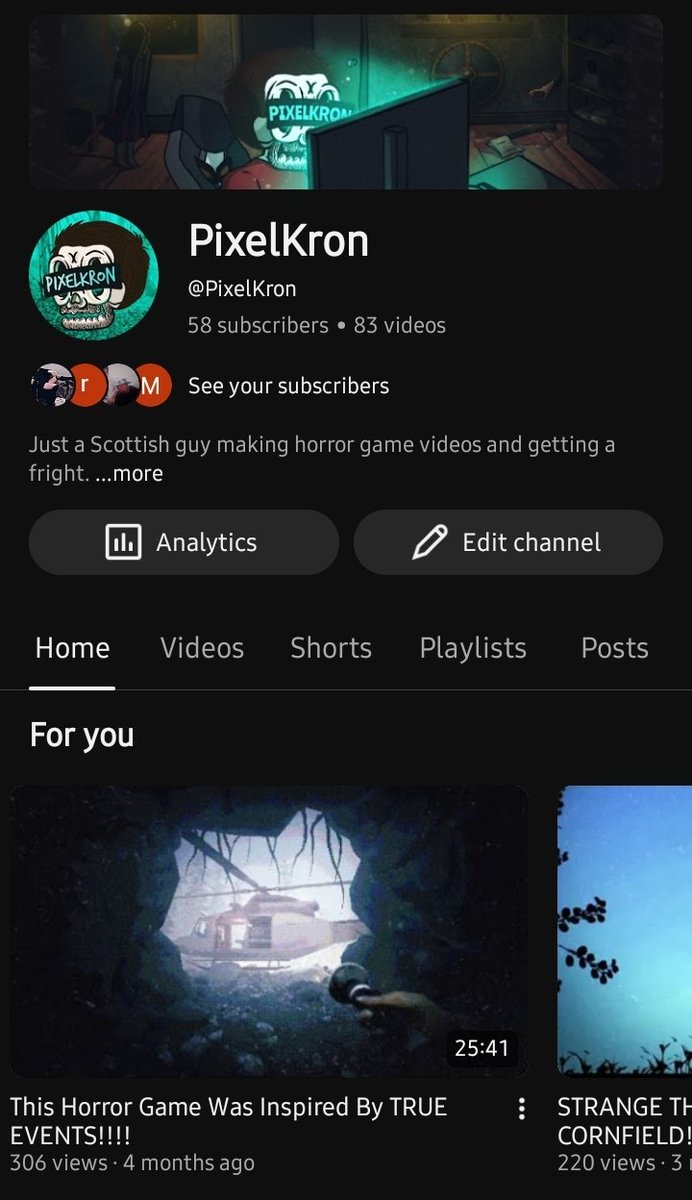 PixelKron's tweet photo. Check out my YouTube channel for horror gaming content 🤘

https://t.co/Z9KIhR6UtD

#youtube #horror
#horrorgamer
#HorrorCommunity #GamingCommunity #gamer #HorrorGames #follow https://t.co/Se4pCFY4rL