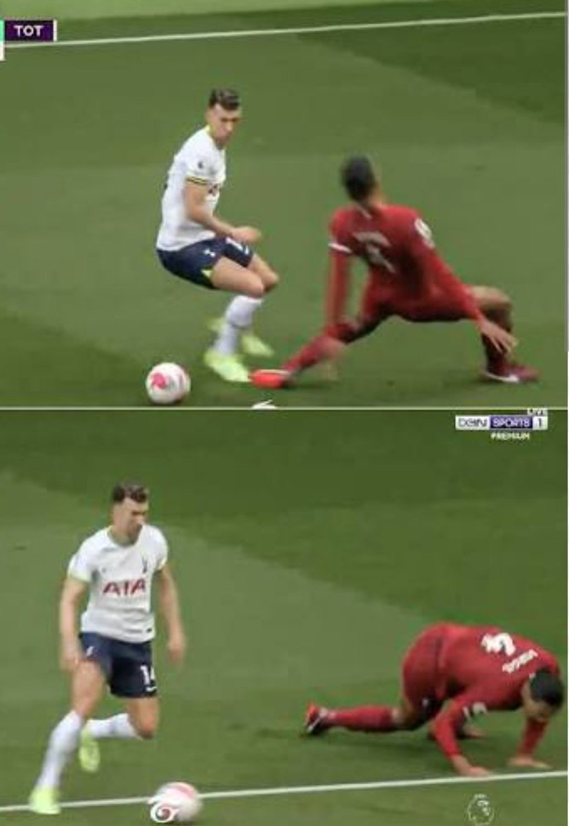 Patto97cfc's tweet photo. Van Dijk's "1 vs 1 DEFENDING" in question https://t.co/ZbINxN8aGS