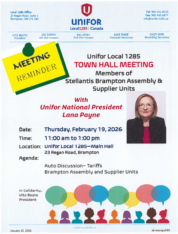 Unifor Local 1285 tweet media