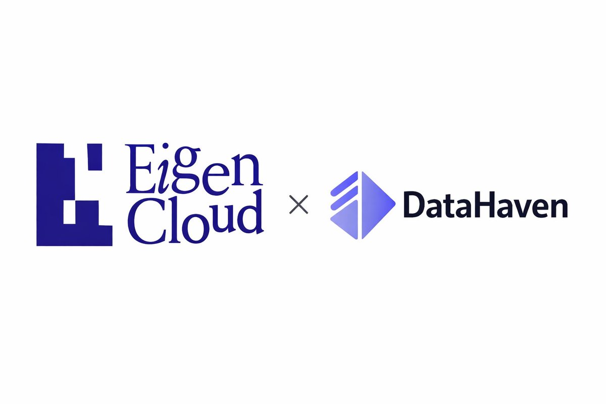 The key takeaway for me is simple: without verifiable services, AI and payment systems cannot be trusted. Verification is now mandatory infrastructure. Custom image contains DataHaven and EigenCloud logos.
<a href="/DataHaven_xyz/">DataHaven 🫎</a> <a href="/eigencloud/">EigenCloud</a>