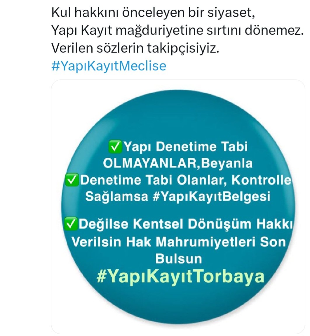 <a href="/magdursuztoplum/">Toplumsal Mağduriyetler Kurulu</a> <a href="/mehemmed19/">Mehmet Aşıla</a> <a href="/erbakanfatih/">Dr. Fatih Erbakan</a> <a href="/rprefahpartisi/">Yeniden Refah Partisi</a> #YapıKayıtMeclise