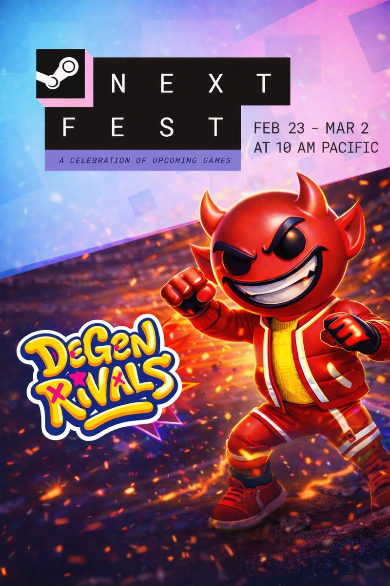 Bretouc_'s tweet photo. Next-gen battle royale. #DeGenRivals 🏎️💥🏎️
🚨 Avoid getting crushed or get wrecked! ☠️
#SteamNextFest #IndieGames #Gaming #GameDev https://t.co/1ePls36Dbh