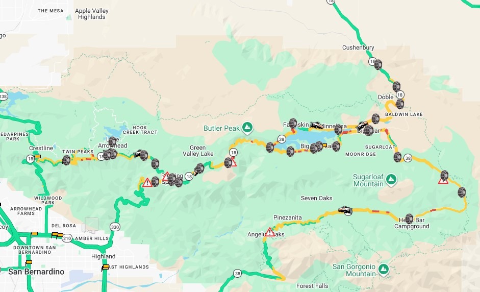 Caltrans District 8 tweet media