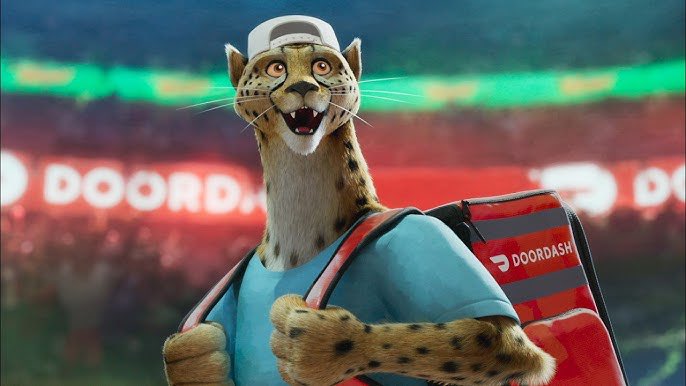 CertifiedLeggi's tweet image. i can’t believe DoorDash has a fursona now