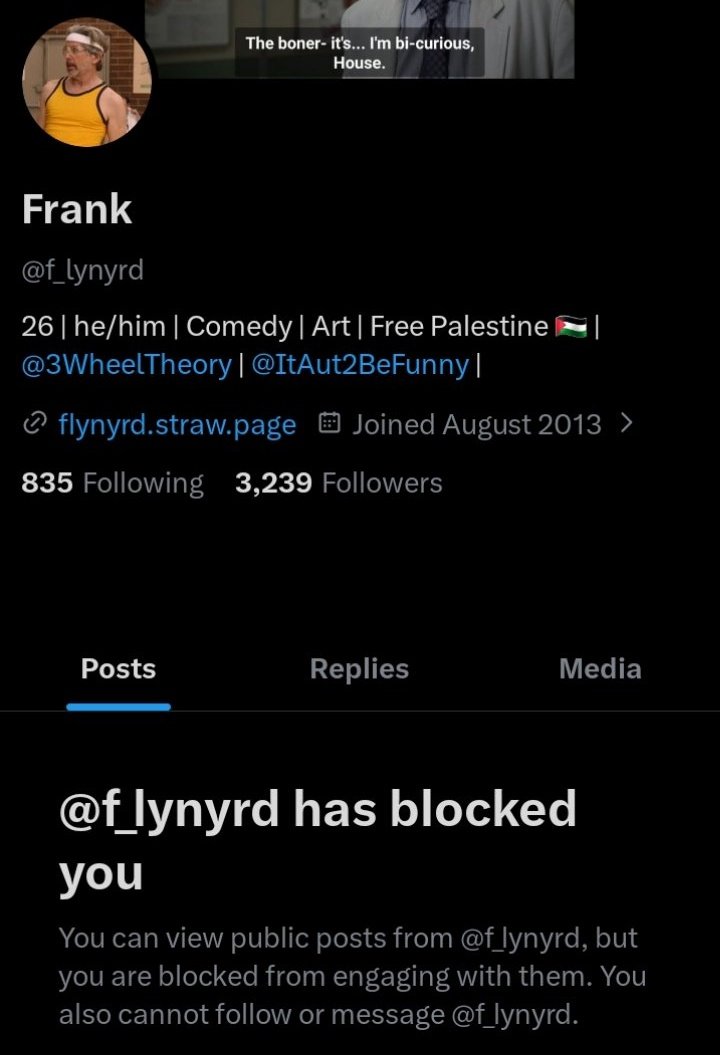 Frank tweet media