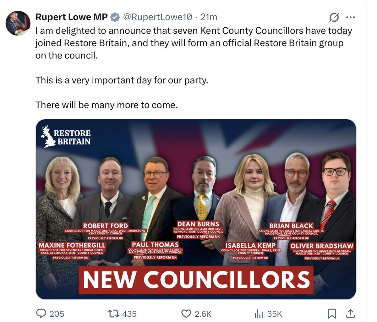 Cllr Robert Ford tweet media