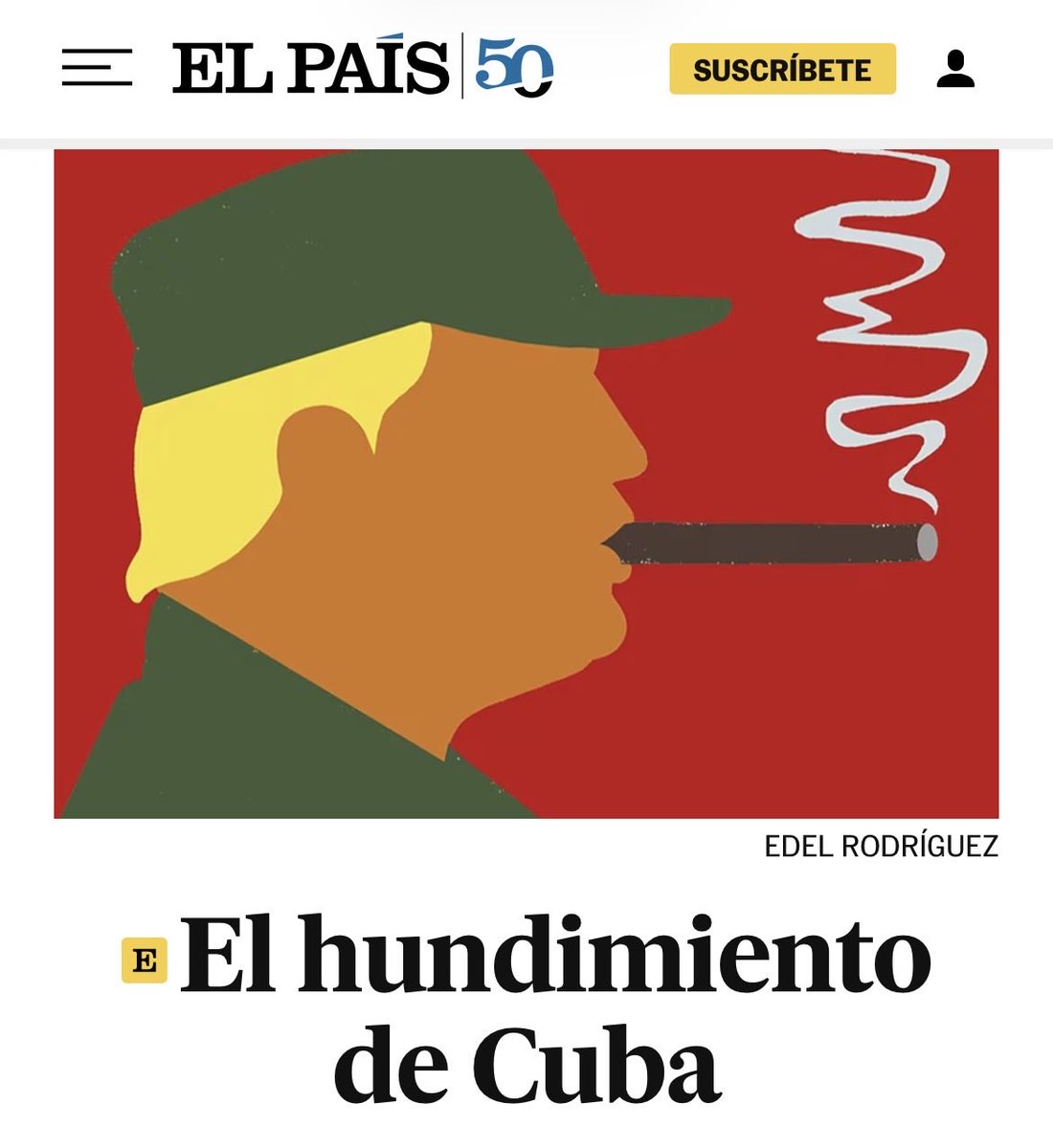 En realidad, “el hundimiento” de este heroico y admirable país es como cuando el matón del cole ejerce la violencia contra ti y el resto lo ven, pero se callan para que no les ataque a ellos. Luego, el agresor y sus cómplices te contarán que el comunismo no funciona y blablabla…