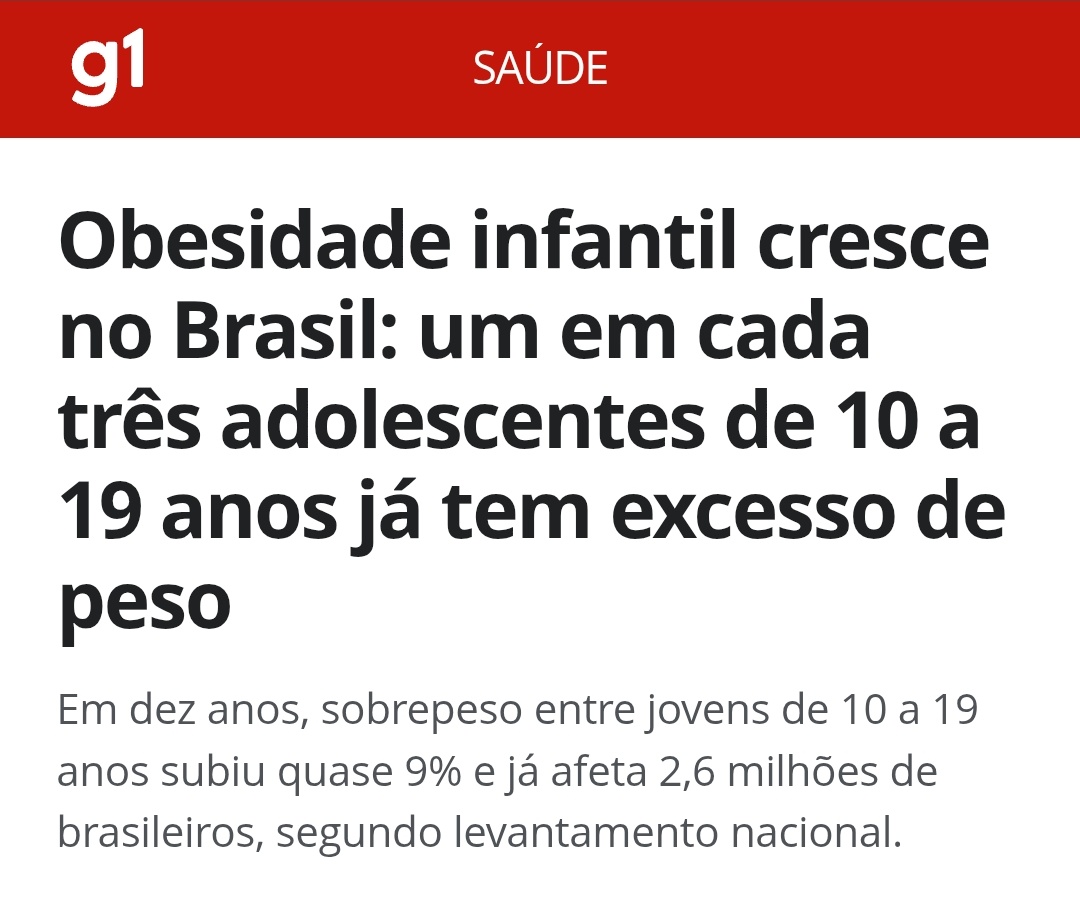 E vcs nessa ladainha de “ai, a escola escolhendo o lanche do meu filho”.

Sim, a escola colocando limites, pq se depender de vcs, vai ter uma geração inteira obesa, sedentária e ignorante: espelho fiel dos próprios pais.