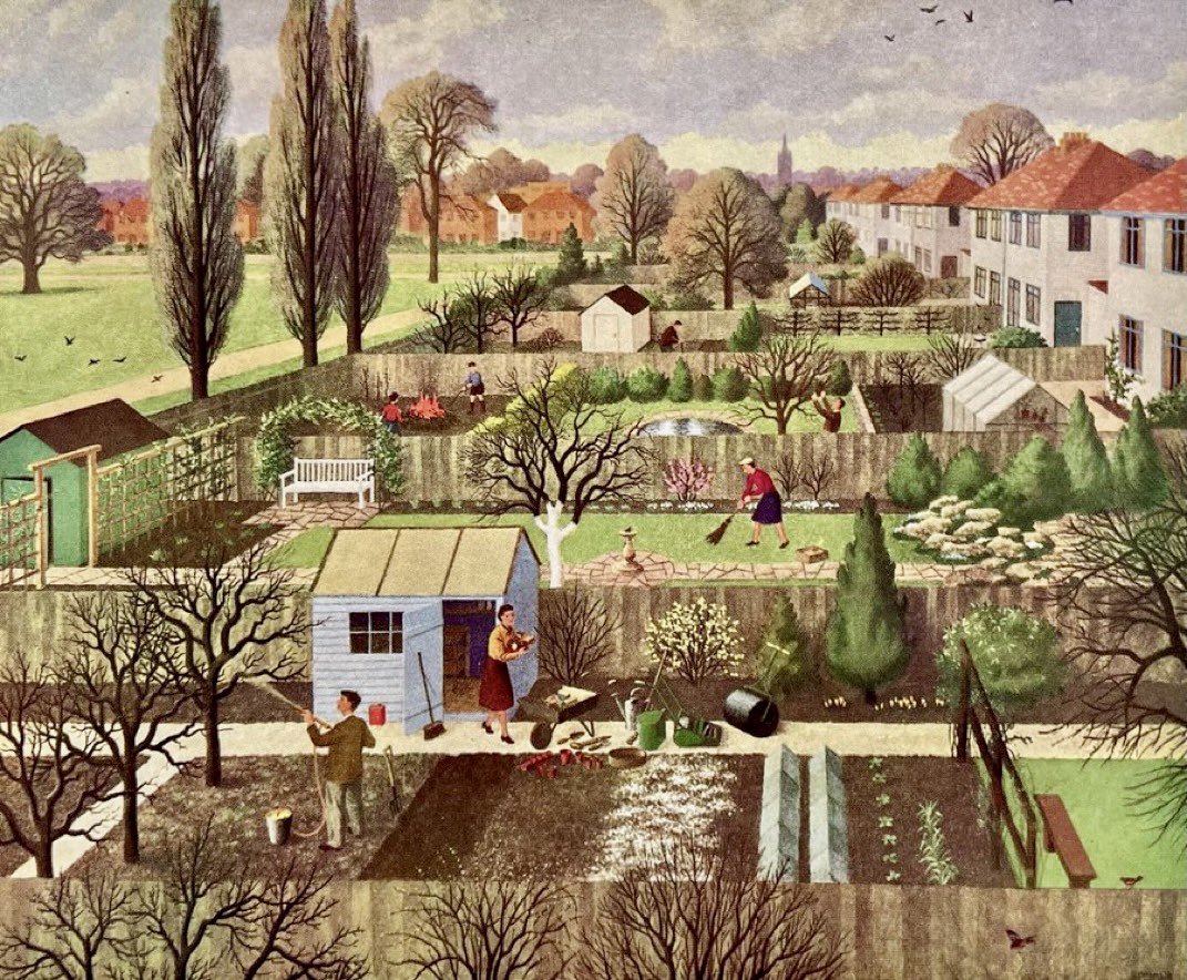 Other work by the Ladybird artists
‘February’
Artist: Ronald Lampitt 1958