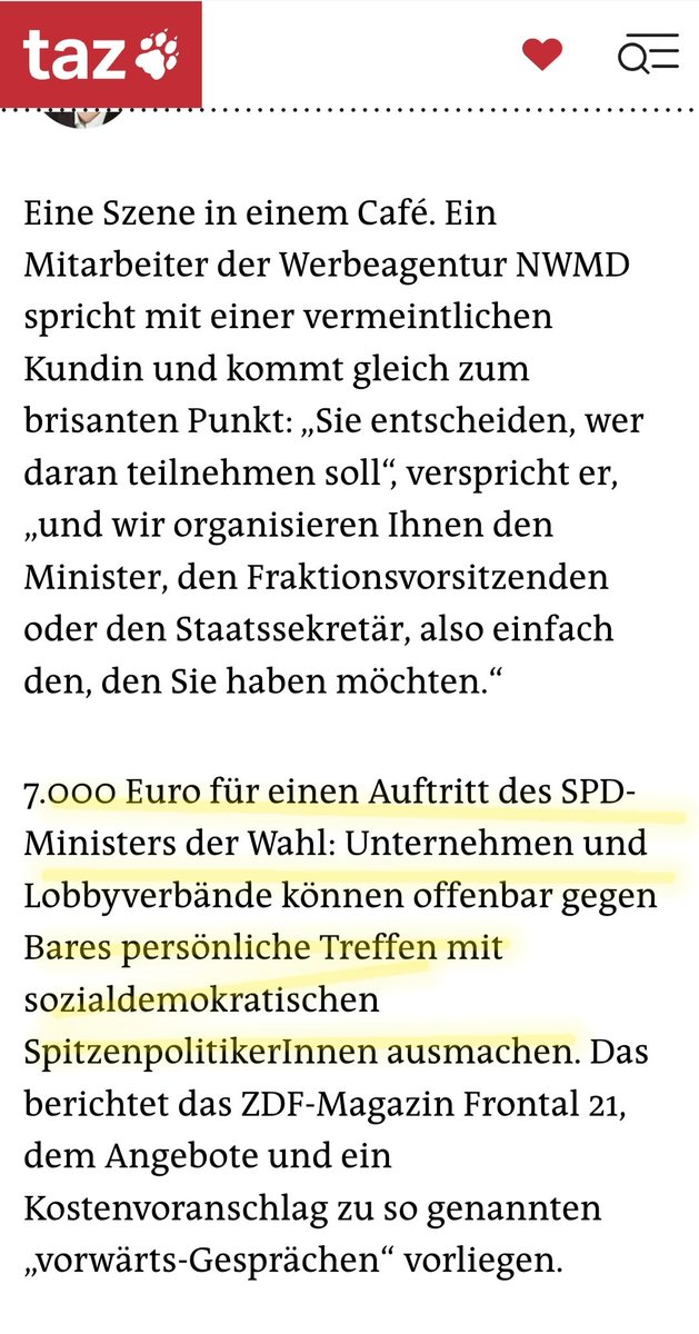 <a href="/sternde/">stern</a> 🤦 Käufliche SPD-Politiker #rentasozi in Niedersachsen bespitzeln die Opposition mithilfe eines unterstehenden Geschäftsbereiches. Ich lach' mich schlapp. <a href="/WhiteHouse/">The White House</a> <a href="/SecRubio/">Secretary Marco Rubio</a>