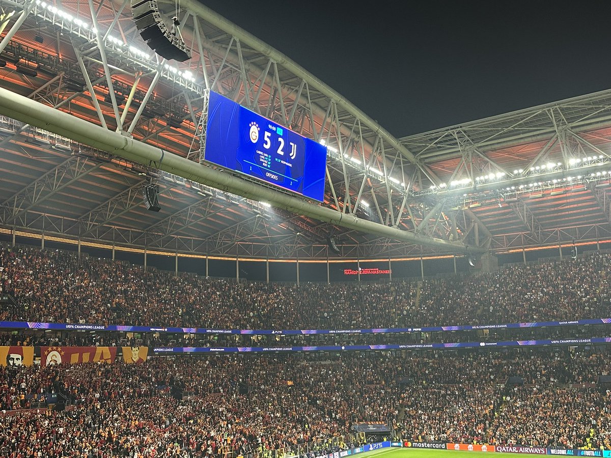 Avrupa Avrupa duy sesimizi...
<a href="/GalatasaraySK/">Galatasaray SK</a> 💛❤️🇹🇷
