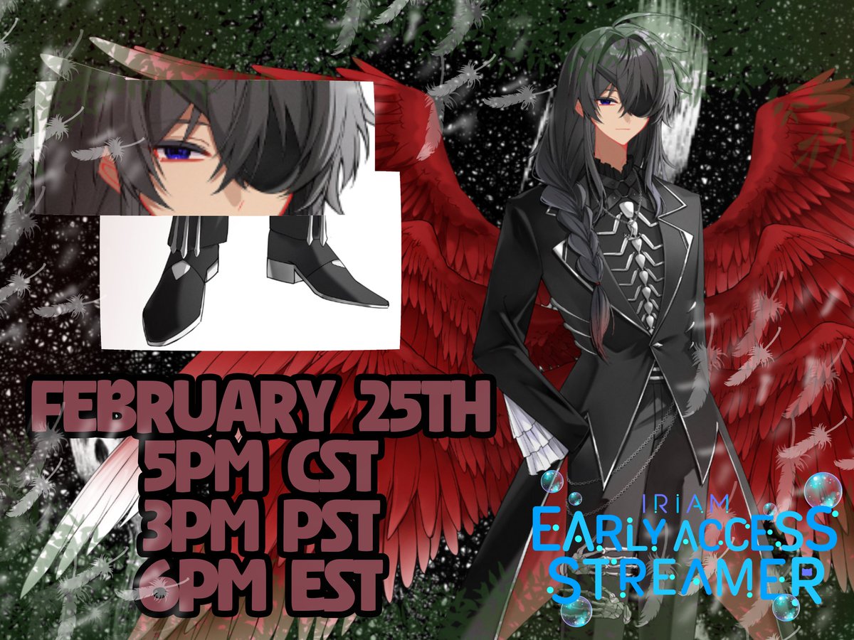 hello tis I seraphim here to chill vibe and just have fun can't wait to hang out with everyone on my debut hope you see you there #jumponIRIAM