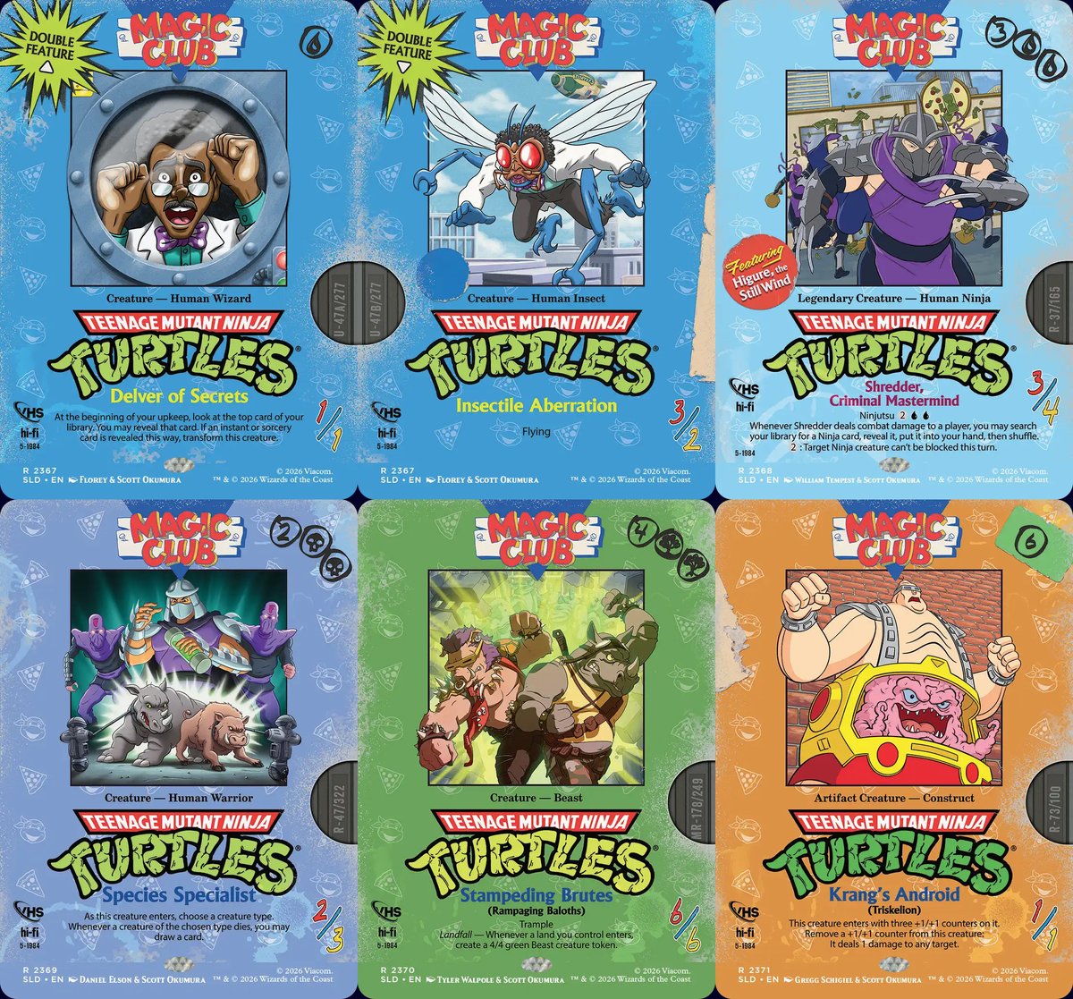 Secret Lair】 『Secret Lair x Teenage Mutant Ninja Turtles: VHS