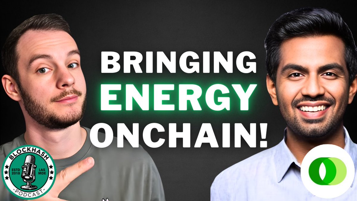 🎙️ Ep. 677 OpenVPP | Bringing Energy Onchain (feat. Parth Kapadia)

— — —

For episode 677 of the BlockHash Podcast, host Brandon Zemp is joined by Parth Kapadia, Co-founder and CEO of <a href="/OpenVPP/">OpenVPP</a>.
 
OVPP is Building The Internet of Energy by Providing Regulated Digital Asset Rails