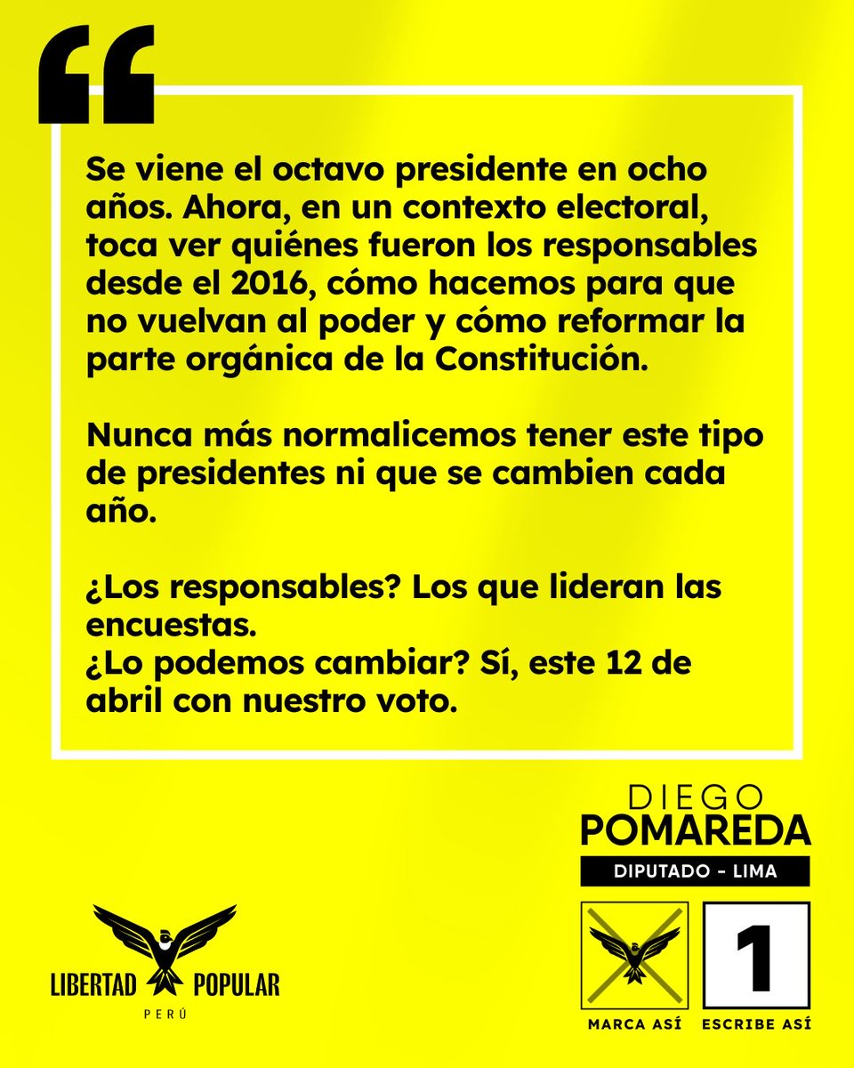 Que esto NO se repita, depende de nosotros 🗳️🇵🇪👇