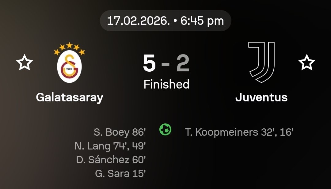 Juventus almost out of the tie after just one leg. It will be a miracle to come back from this.

WTF happen? They were leading 1-2 at some point.