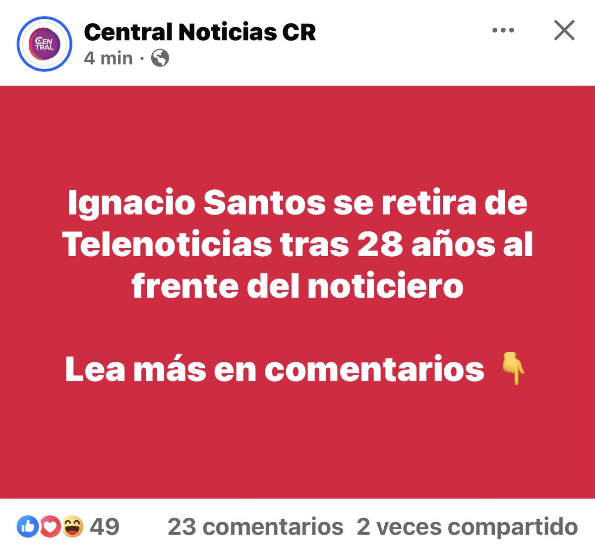 Se pensiona el Sugar Daddy Santos 

¿Y Nancy?