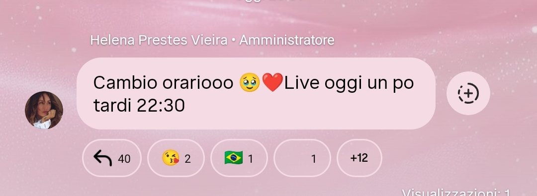 Cambio orario. 22:30
#Helevier