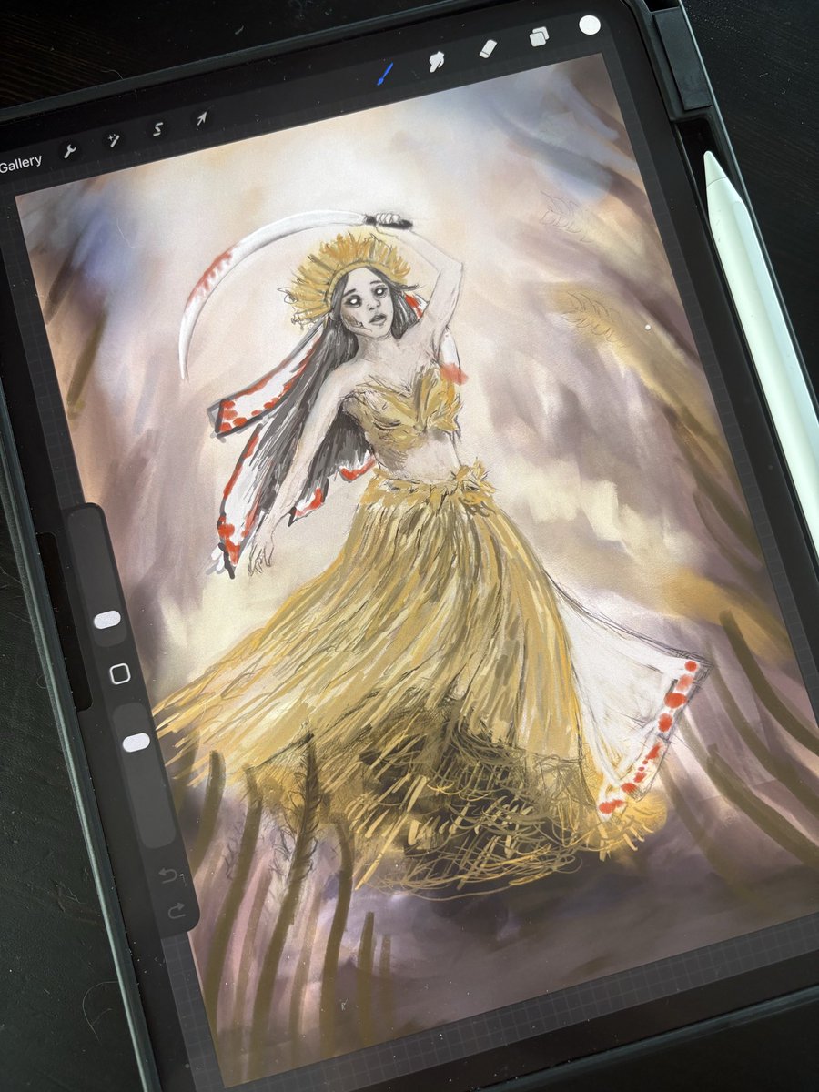 New #wip Poludnica, slavic noon spirit

#slavicmythology #mythology