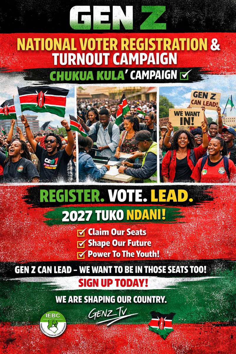 Mktvkenya40's tweet photo. @Jeshi_LaSifuna @SakajaJohnson GENZTV  ON TIKTOK  MOBILISING  OPERATIONS  CHUKUA KULA HAWA WANAENDA WOTE https://t.co/SCsZEn1RdS