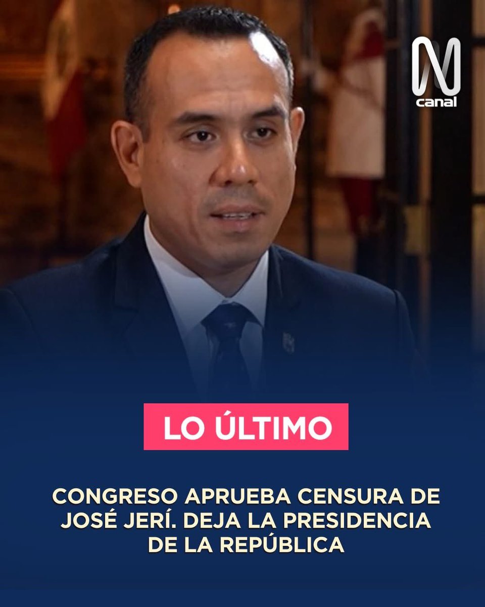 Una irresponsabilidad tremenda en una coyuntura como la que estamos atravesando, si bien los indicios indican que Jeri es un incapaz moral a carta cabal, censurarlo en este momento a puertas de las elecciones dejando un vacío de poder hasta mañana, es abrir una caja de pandora