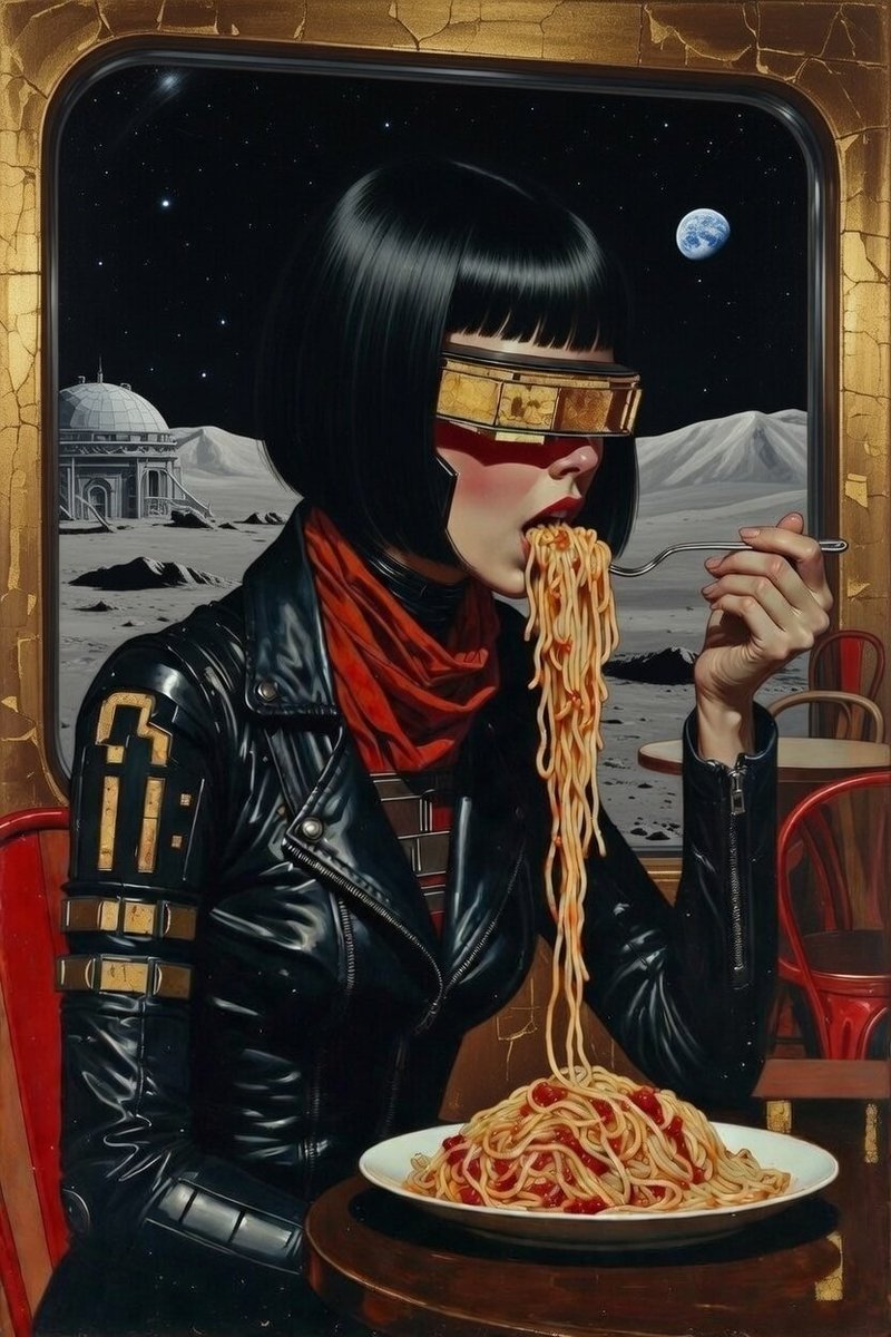 Nutritional protocol: Italian override.
Low gravity. High appetite.
Carbs calibrated for lunar performance.
Spaghetti secured.
Mission resumes. 🚀⚡⚡