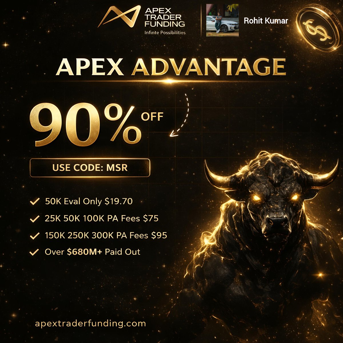 Apex 90% Off Offer Is Live
Go And Grab It

Use Code : MSR