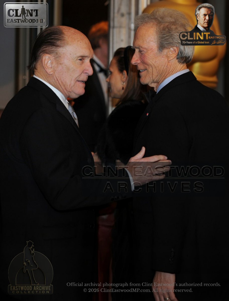 Rest in Peace, Robert Duvall...
A remarkable actor and a long‑time colleague of Clint’s, Duvall shared the screen with him in Joe Kidd (1972) and later starred in The Stars Fell on Henrietta (1995), a film Clint produced under his Malpaso banner. His talent, integrity, and