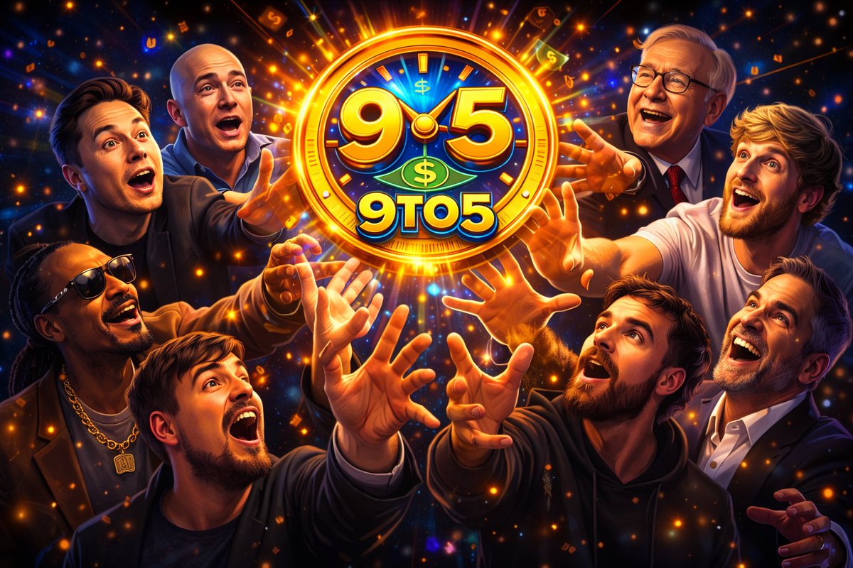 9to5__Escape's tweet image. 9TO5Escape (95E)

Tired of the soul crushing 9-to-5 grind?  9TO5Escape Coin is your ticket out built for rebels and those  ready to break free from the matrix and build real wealth!

 This is more than a meme coin. This is a movement ready to take its community past the 9TO5…