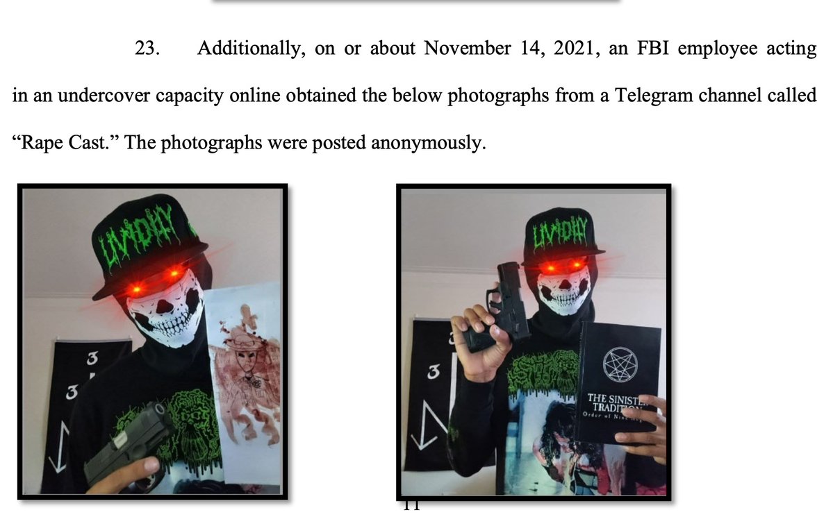 Are they going to ask why the FBI had an undercover agent in 764 in 2021 but didn't announce anything about the group for 2 more years?
