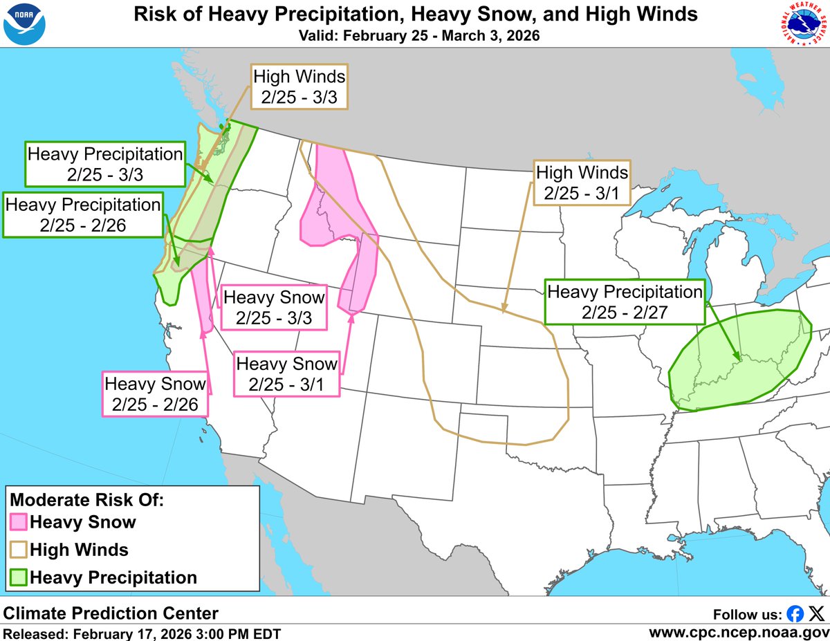 NWS Climate Prediction Center tweet media