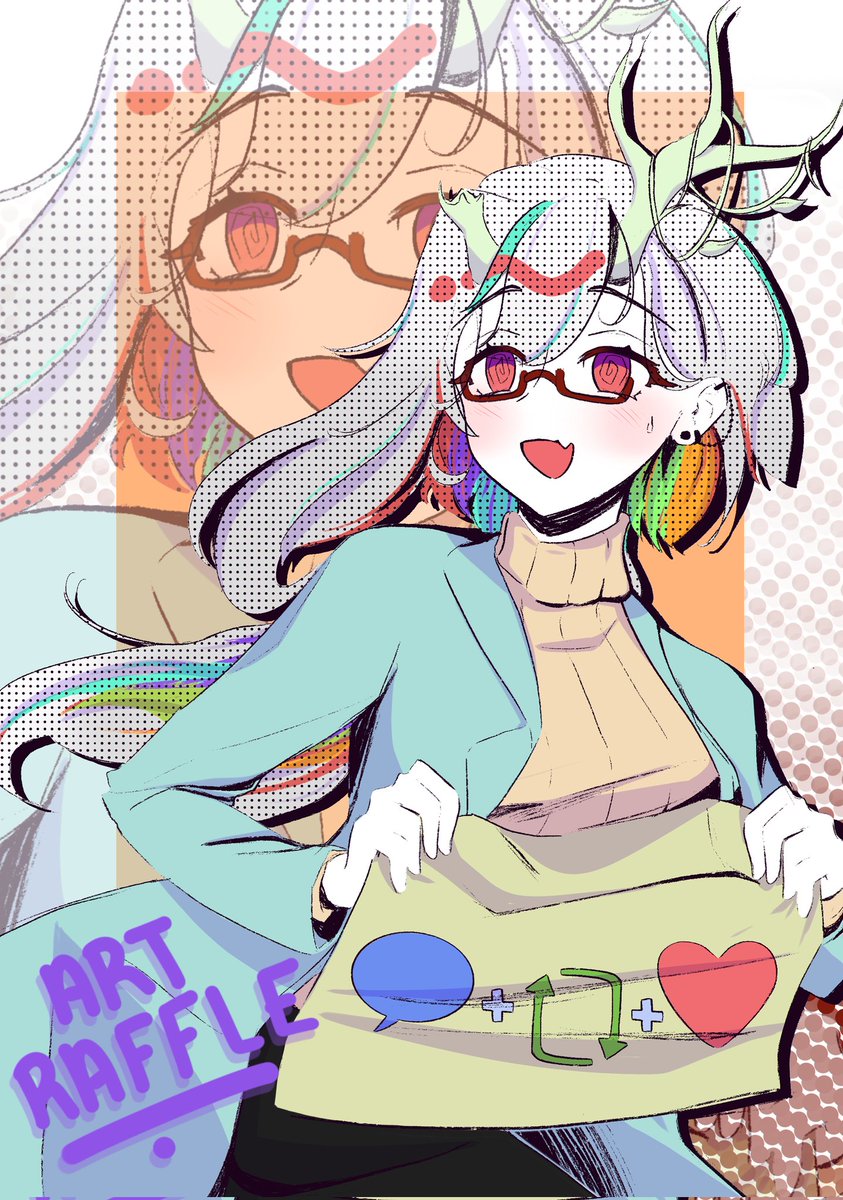 Wola a todos! Eh decidido hacer un art raffle para revivir esta cuenta un poco owo.

Las reglas son simples: 
-Like
-Retweet
-Dejarme en comentarios la referencia para saber que estás participando nwn!

La fecha límite es el 28 de febrero, espero que participen!