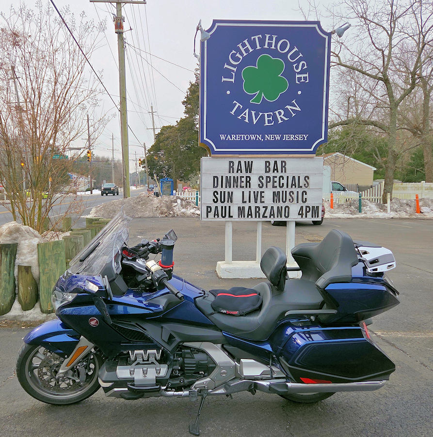 walterfkern's tweet photo. The Polar Bear Grand Tour motorcycle group visited the
Lighthouse Tavern, Waretown, NJ
on 2/15/2026.  See https://t.co/LOzJMdLhng for details on our website. https://t.co/Ho1EGxeEZu