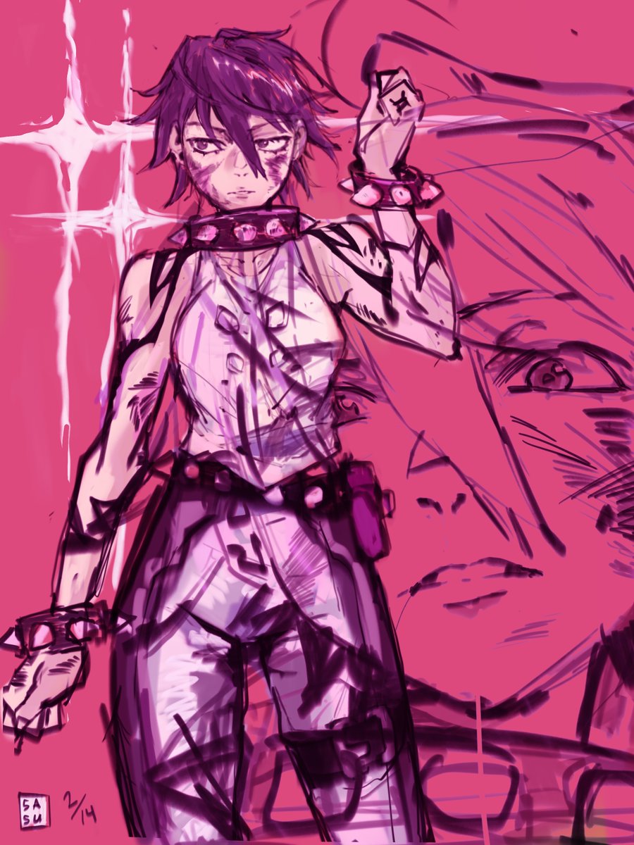 Sasu4579's tweet photo. pinked #illustration #originalcharacterart #art https://t.co/gziCbWlRQb