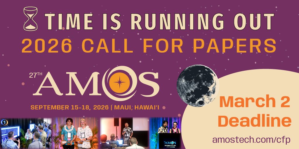 AMOS Conference tweet media